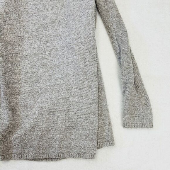 BAREFOOT DREAMS Waterfall Cardigan  S/M Bamboo Chic Lite Open Front Knit Gray - Picture 16 of 16